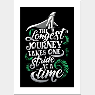 The Longest Journey Takes One Stride at a Time - Ranger - Fantasy Posters and Art